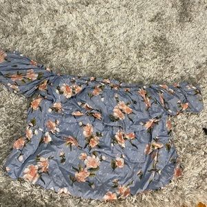American Eagle Off the Shoulder Floral Top